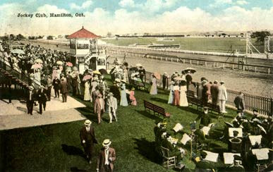 A May 1921 Post Card of the Jockey Club from E. C. Kropp Co., Milwaukee Courtesy Sports in Hamilton, Ontario http://www.hamiltonpostcards.com/pages/sports.html