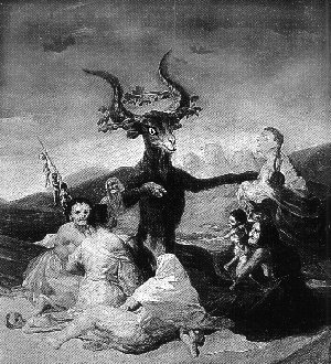 Goya's depiction of a devil.